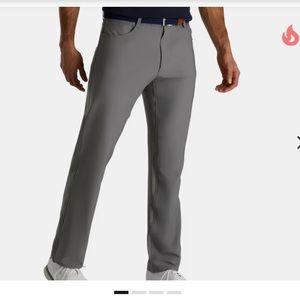 Brand new FootJoy Performance 5-pocket grey golf pants, 38x34